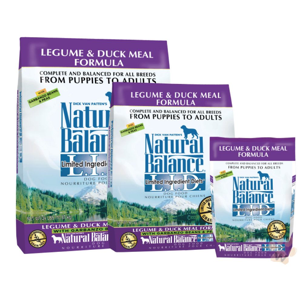 Natural Balance 低敏無穀鷹嘴豆鴨肉 24磅