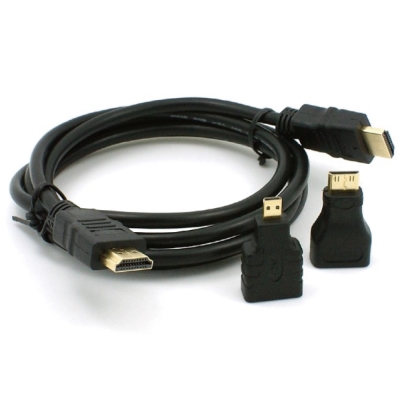 1.4版 三用 HDMI 傳輸線(Micro HDMI/Mini HDMI/HDMI)