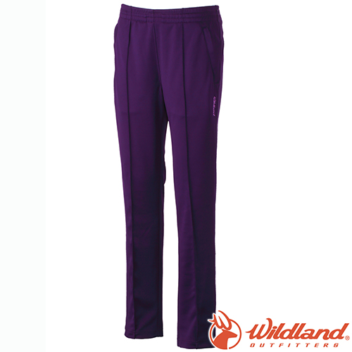 Wildland 荒野 W1661-53紫色 女 透氣抗UV長排汗褲