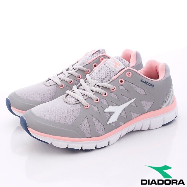 DIADORA-E楦頭超輕量反光慢跑款-WRNI838灰(女段)