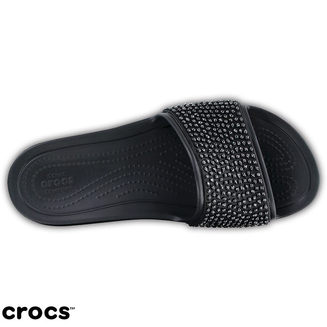 Crocs 卡駱馳 (女鞋) 思瓏閃亮涼拖 204691-060