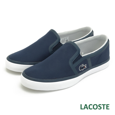 LACOSTE 女用休閒鞋/懶人鞋-藍色