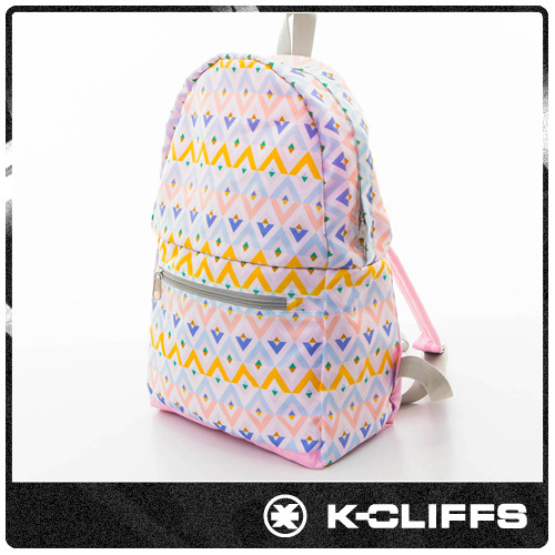 美國K-CLIFFS 幾何印花輕量極簡兩用包-粉
