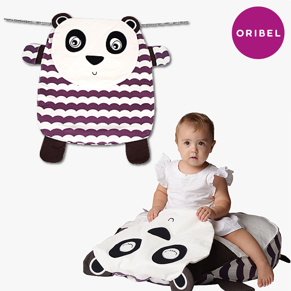 新加坡ORIBEL PERIPOP多功能寶寶毯 玩偶毯-小熊貓
