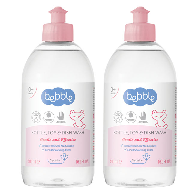 Bebble貝朵 親膚奶瓶清潔劑500ml(2入組)