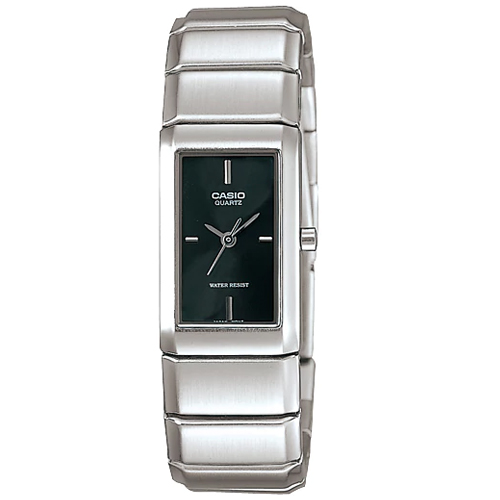 CASIO 清新時尚酒桶型指針腕錶(LTP-2037A-1C)黑色丁字面/22mm