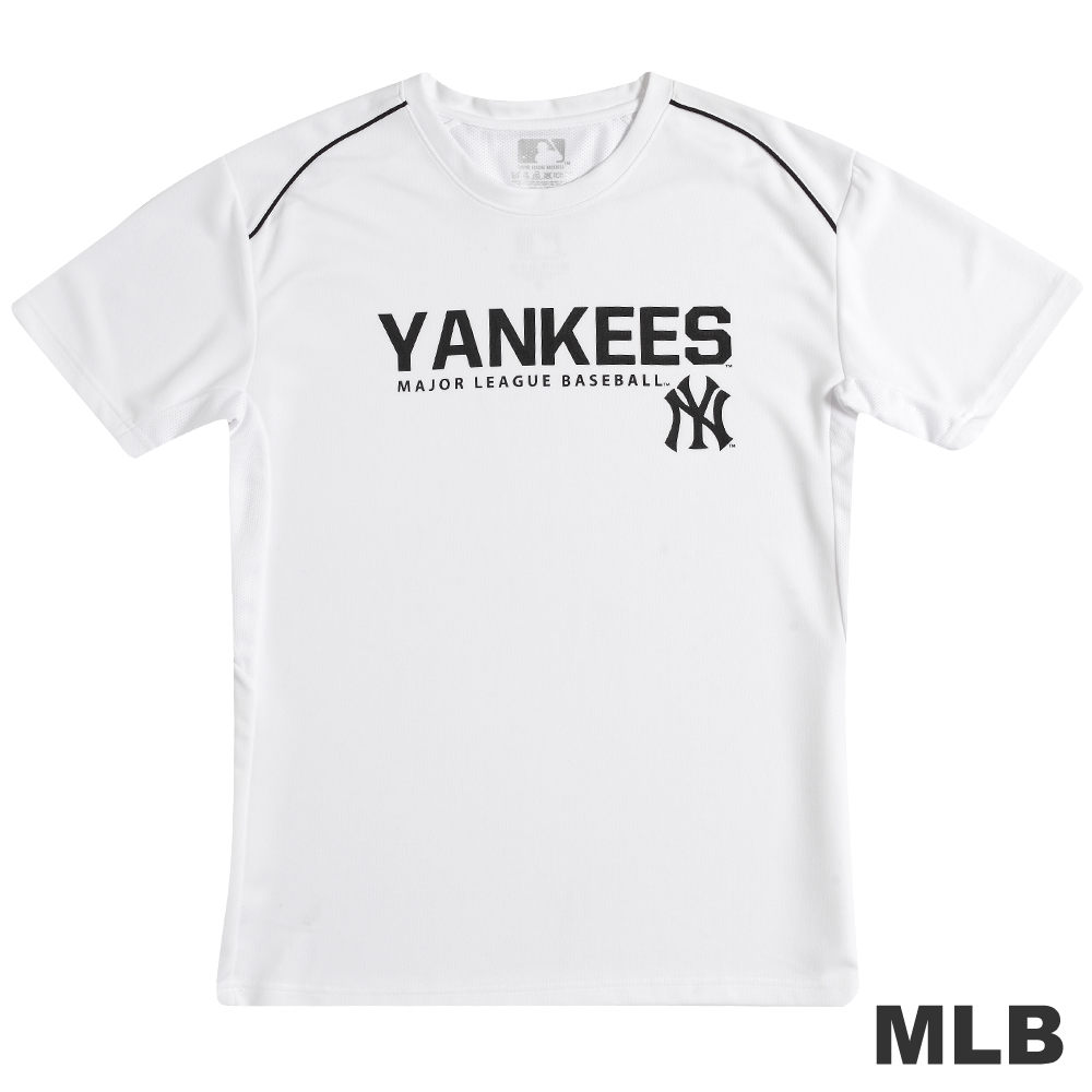 MLB-紐約洋基隊舒適快排T恤-白(男)