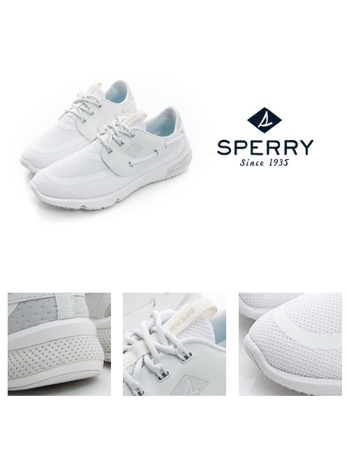 SPERRY 全新進化7SEAS全方位休閒鞋(中性款)-白