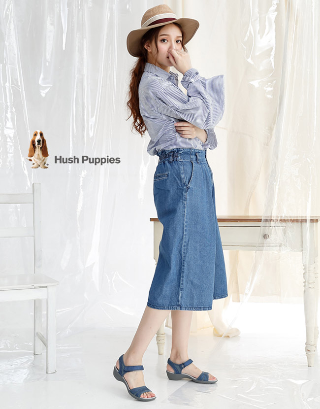 Hush Puppies ATHOS 舒適機能涼鞋-藍色