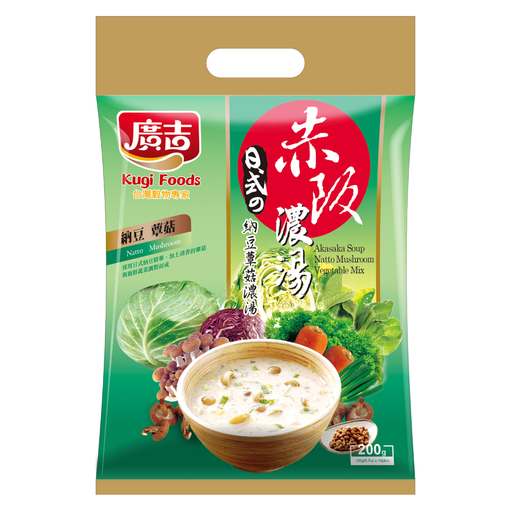 廣吉 赤阪納豆蕈菇濃湯(10入/袋)