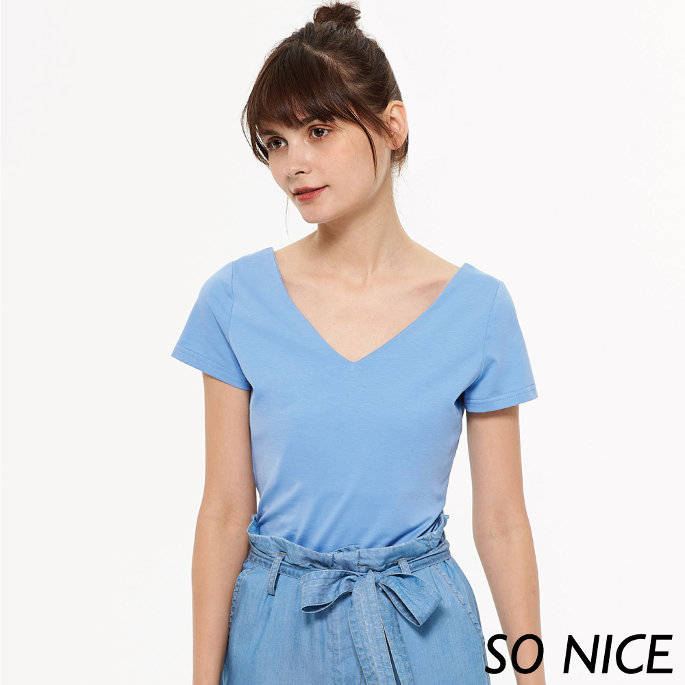 SO NICE質感2Way細棉質上衣