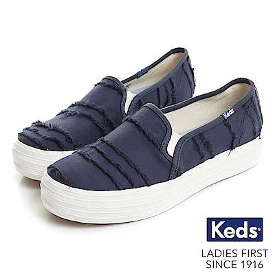 Keds TRIPLE KICK 休閒便鞋-靛藍