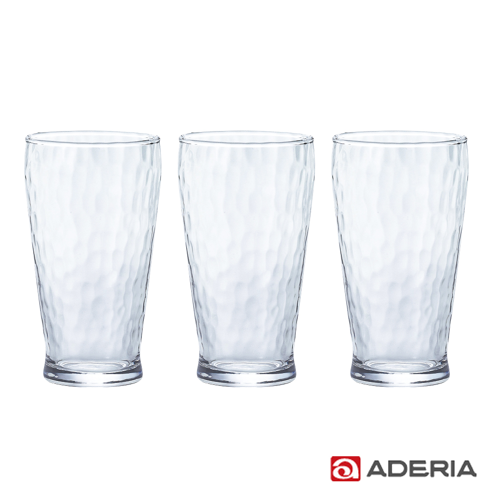 ADERIA 日本進口泡泡玻璃杯300ml(3入組)