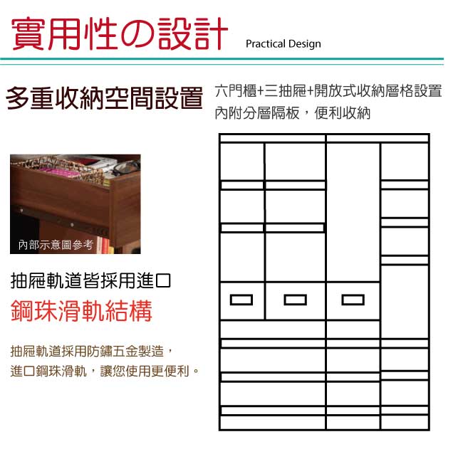 品家居曼達5.3尺橡木紋雙面多功能屏風櫃/玄關櫃-158.4x39.7x189cm免組