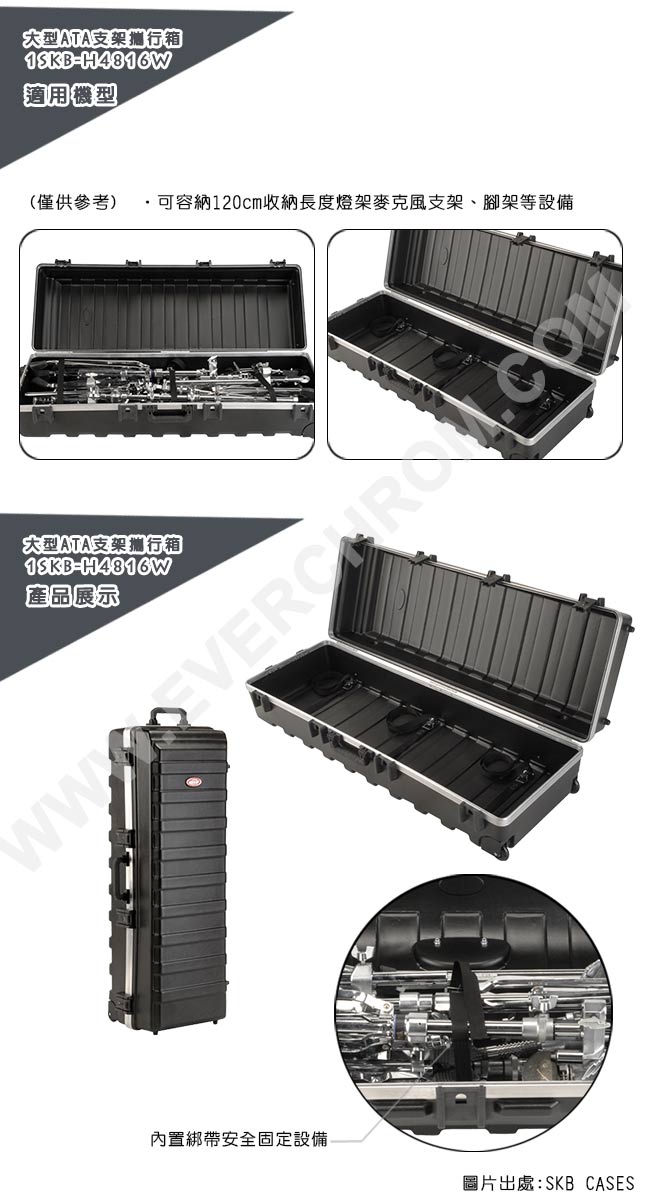 SKB Cases大型ATA支架攜行箱 1SKB-H4816W