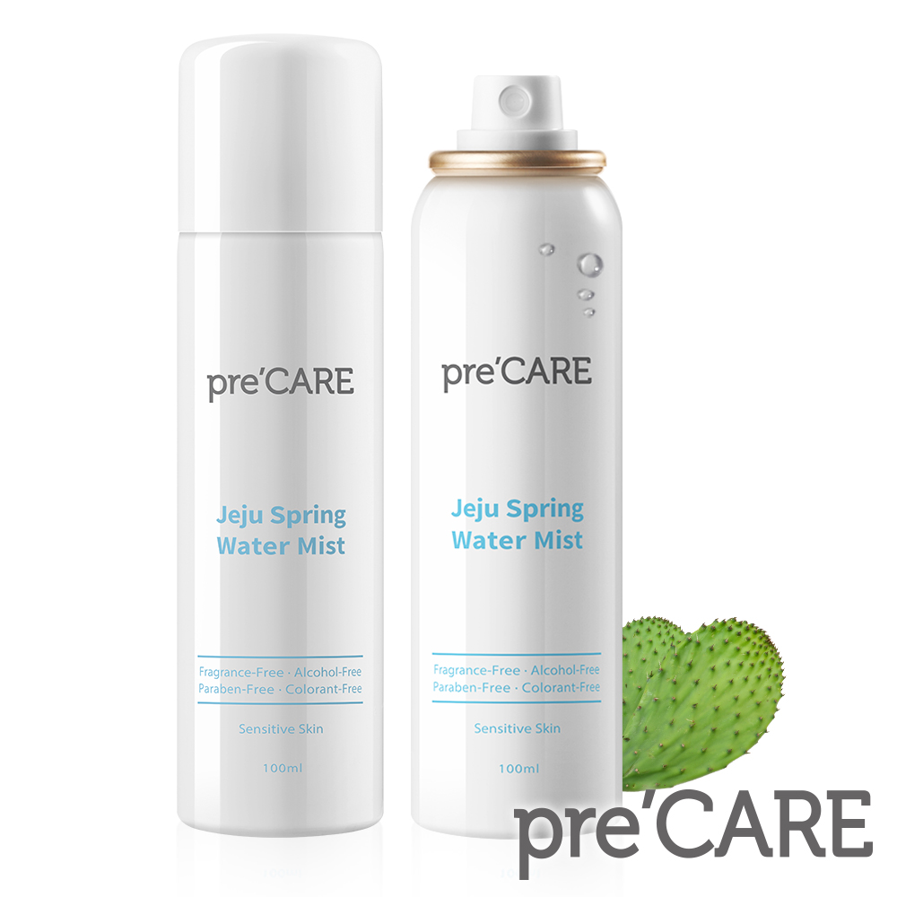 preCARE 濟州礦物活泉 舒緩保濕噴霧100ml 2入