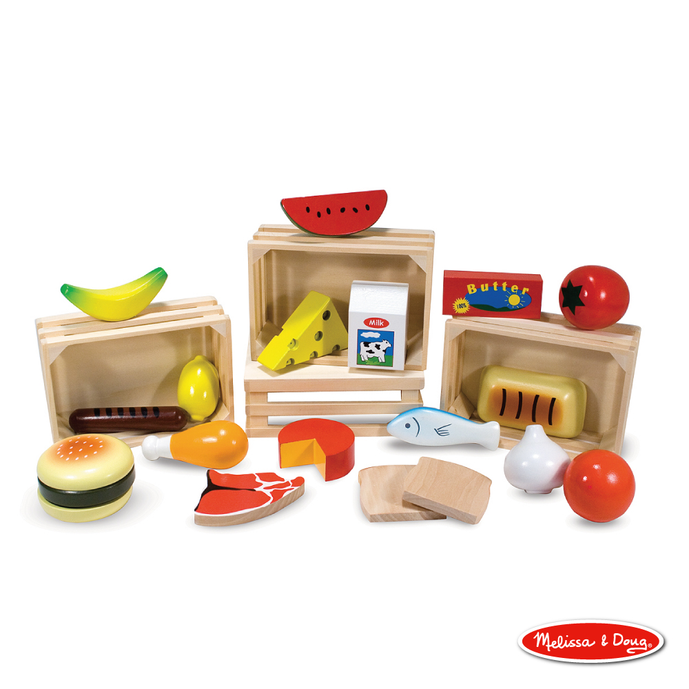 美國瑪莉莎 Melissa & Doug 玩食趣 - 四類食物組