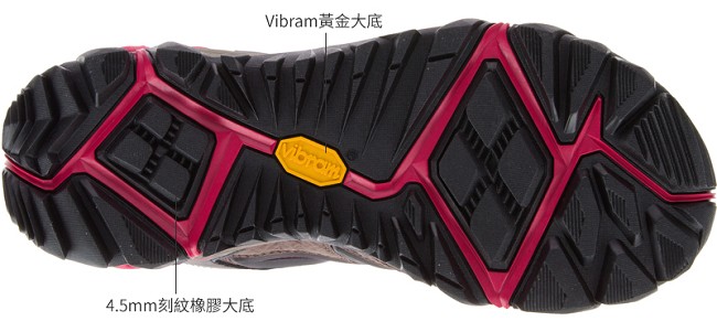 MERRELL ALLOUTBLAZE2 GTX 登山女鞋-桃(09382)