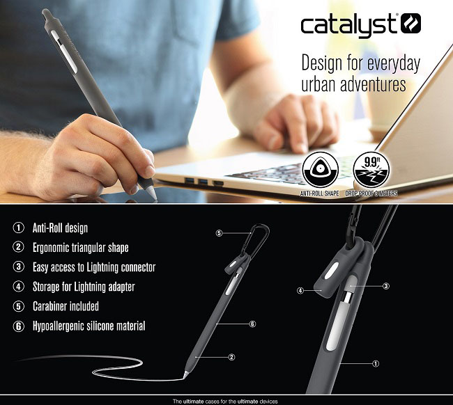 CATALYST Apple Pencil 防滑握筆套