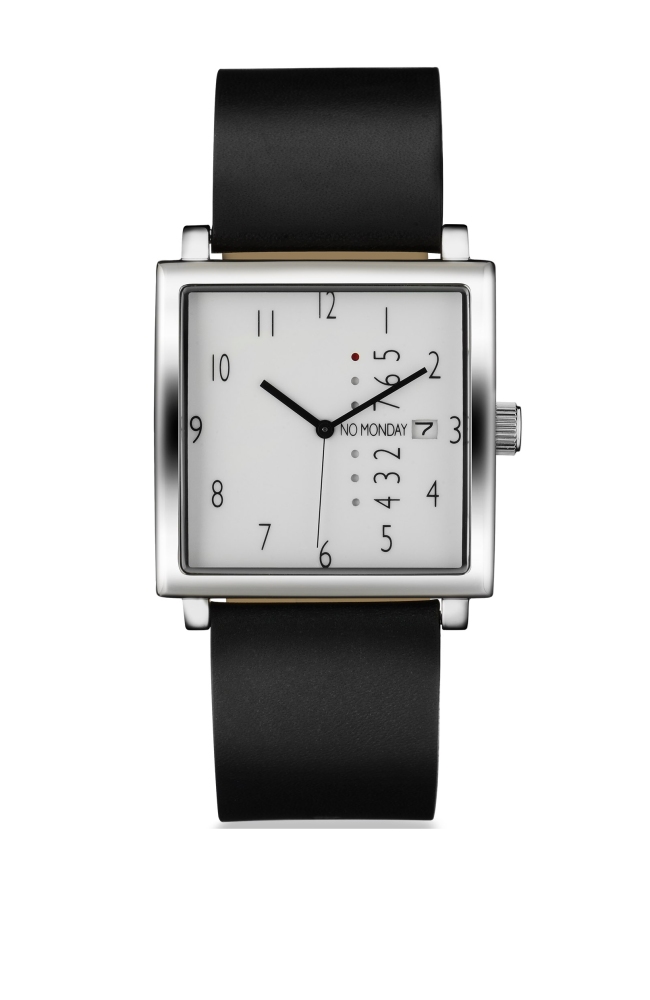 NO Monday NM-2系列設計師錶-黑/35mm