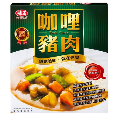 味王 咖哩豬肉調理包(200g)