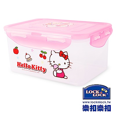 樂扣樂扣 HELLO KITTY PP保鮮盒1.1L-方形(8H)