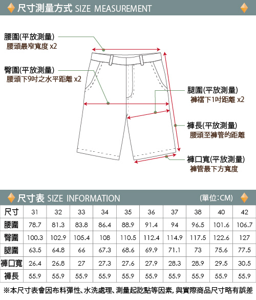 ZENO 彈力舒適暗直紋休閒短褲‧綠色31-42