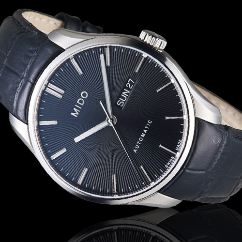 MIDO美度錶 Belluna Gent系列時尚紳士腕錶-黑色/42mm