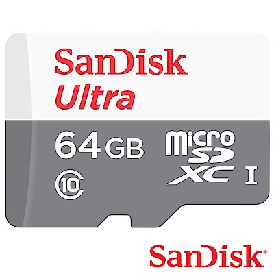 SanDisk 64G 80MB/s Ultra microSDXC UHS-I 記憶卡