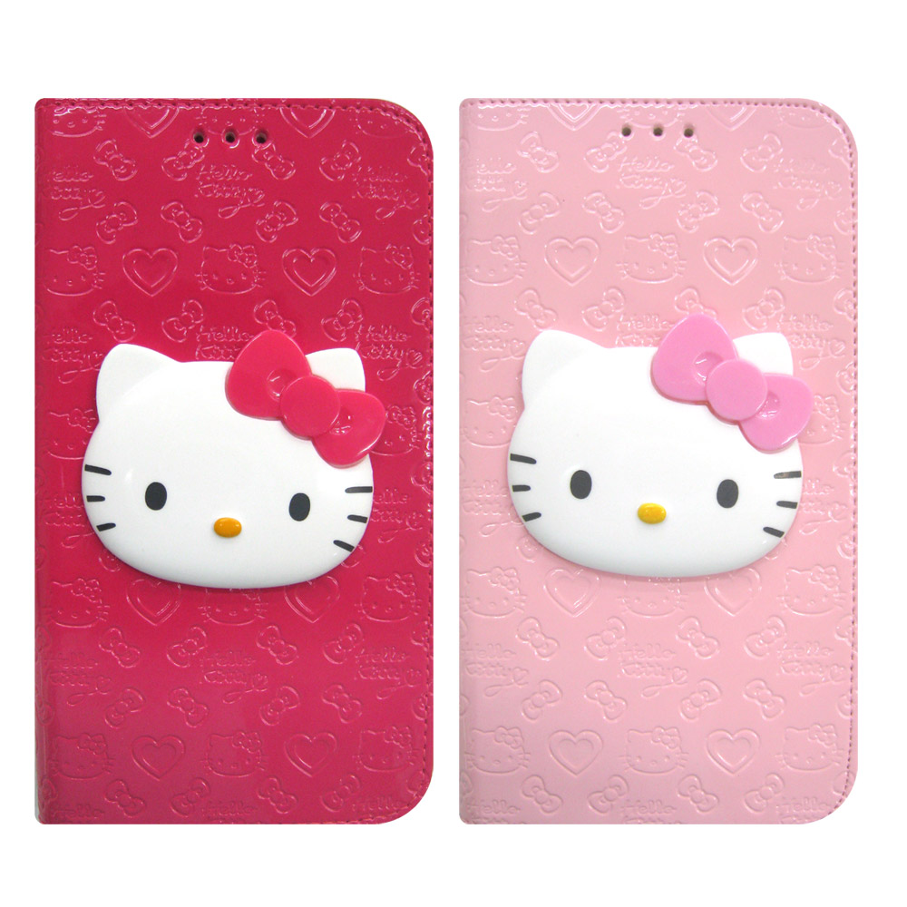 SAMSUNG NOTE3 N9000 HELLO KITTY亮面書本式手機套