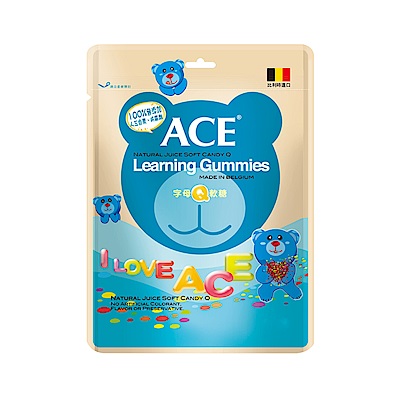 ACE 字母Q軟糖3入組(240g/包)