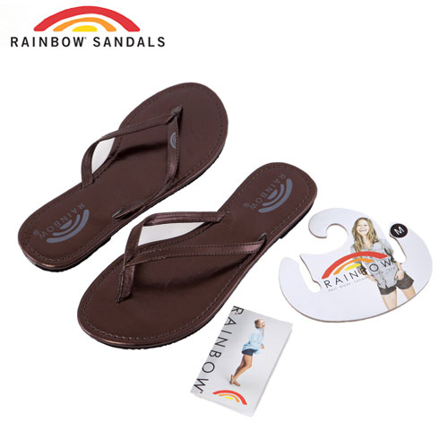 Rainbow Sandals美國金屬感夾腳休閒拖鞋-古銅