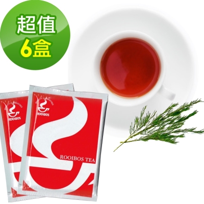 樸優樂活 有機路易波斯紅茶/綠茶(20包/盒x6盒組)