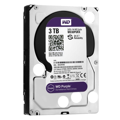 WD30PURZ 紫標 3TB 3.5吋監控系統硬碟