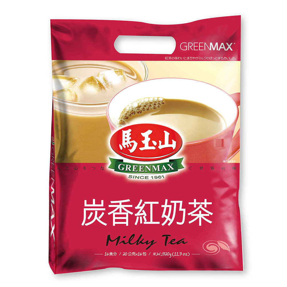 馬玉山 炭香紅奶茶(20gx16入)