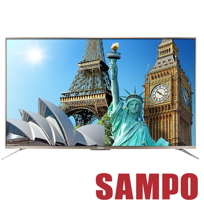 [領券9折] SAMPO聲寶 55吋 4K聯網 Smart LED+視訊盒 EM-55ZT30D