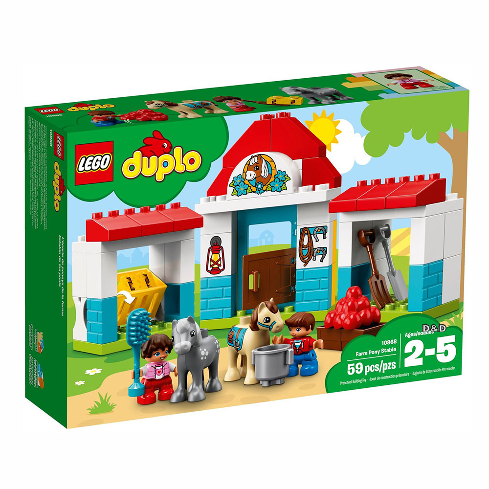 2018 樂高LEGO Duplo 幼兒系列 - LT10868 農場小馬馬棚