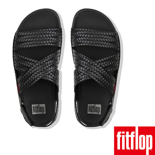 FitFlop CHI TMBACK-STRAP SANDALS 黑