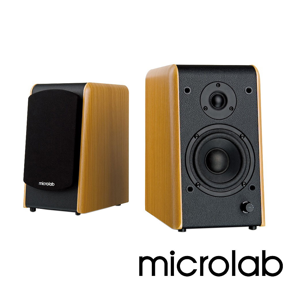 microlab B77 原木紋 2.0 聲道 多媒體音箱