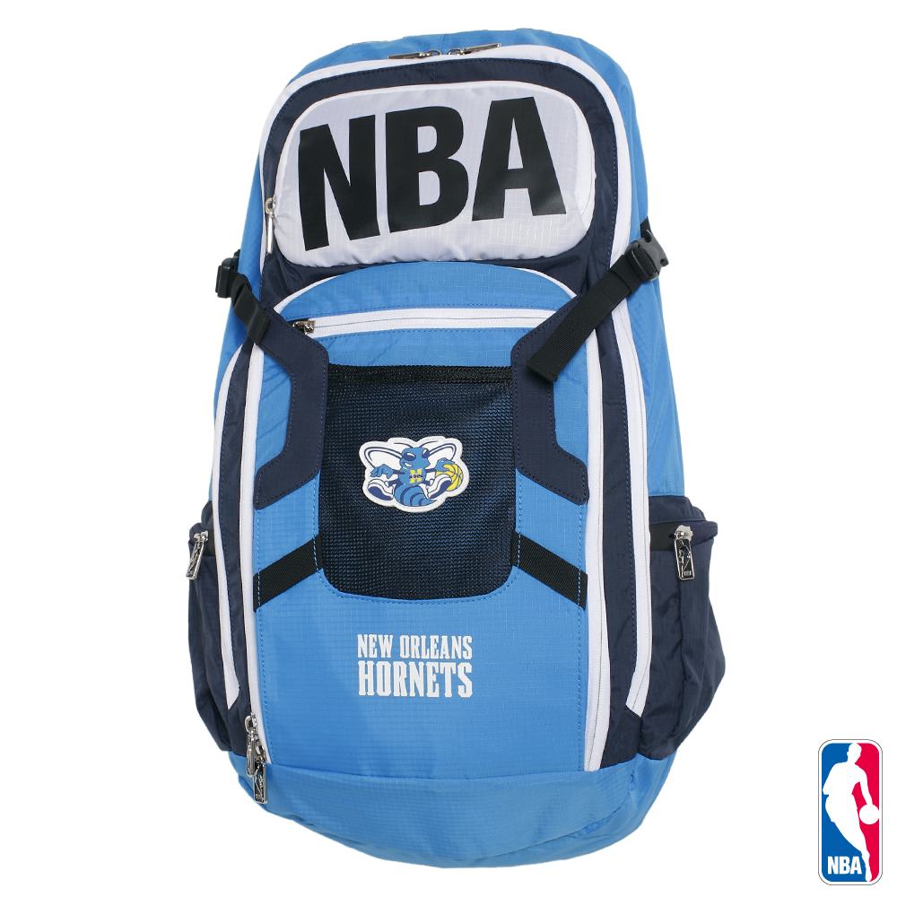 NBA-紐奧良黃蜂隊功能性輕量後背包-藍