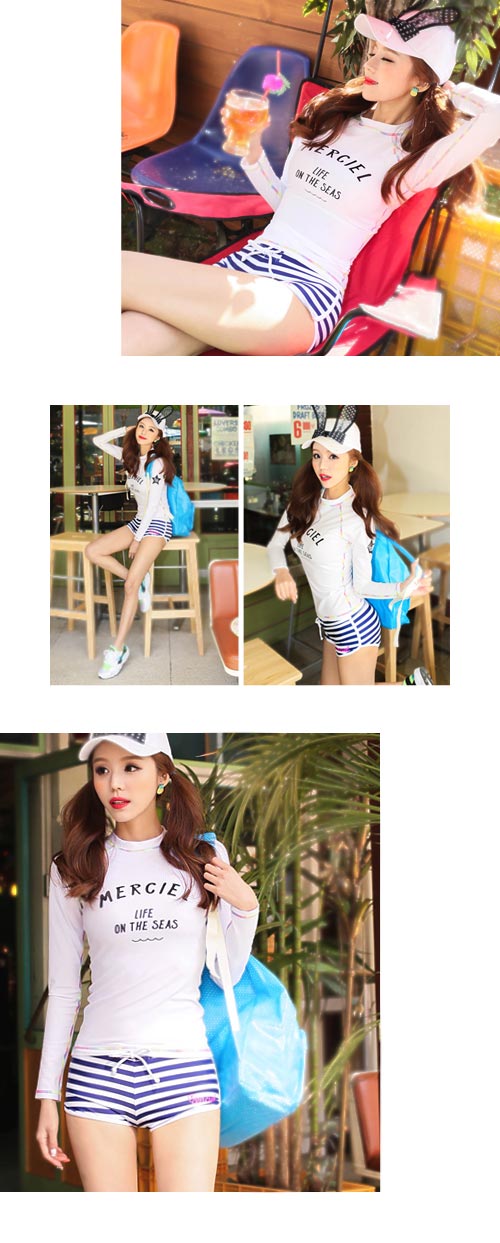 正韓 運動風綁帶合身滾邊小短褲(四色)-Q-chic