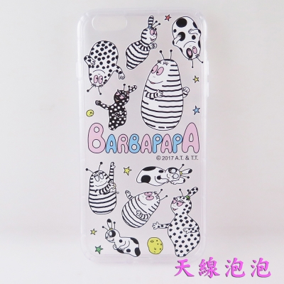 BARBAPAPA泡泡先生iPhone 6/6S(4.7吋)空壓保護套-天線泡泡