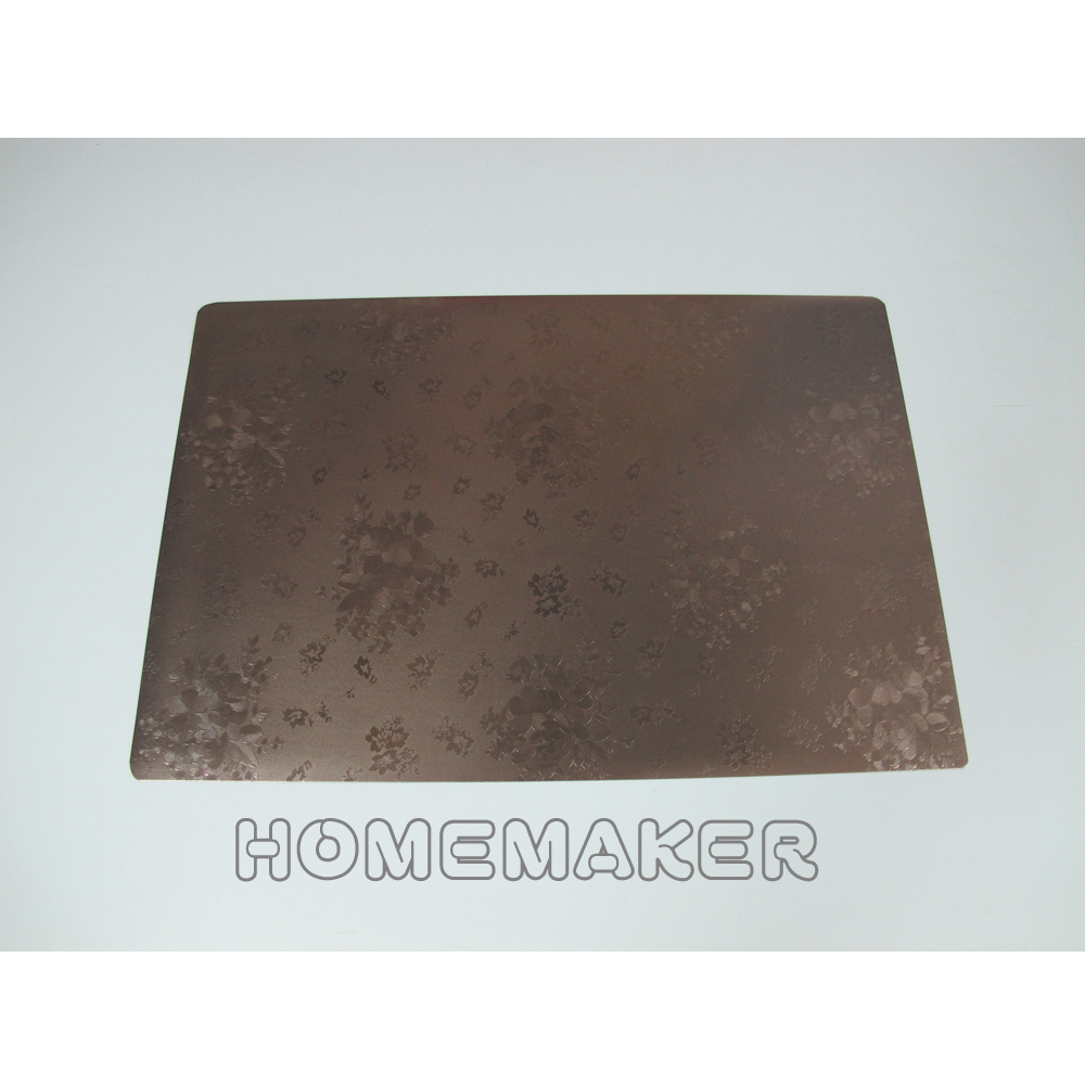 Homemaker_深銀灰銅花金屬壓紋餐墊-4入(RN-TD231-A048)