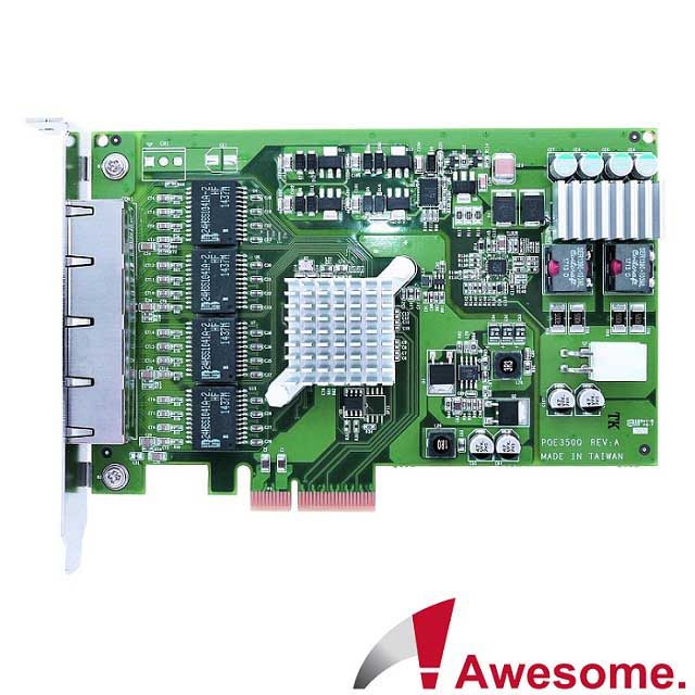 Awesome 伺服器級四埠GigaLAN網路卡－AWD-PXE350Q