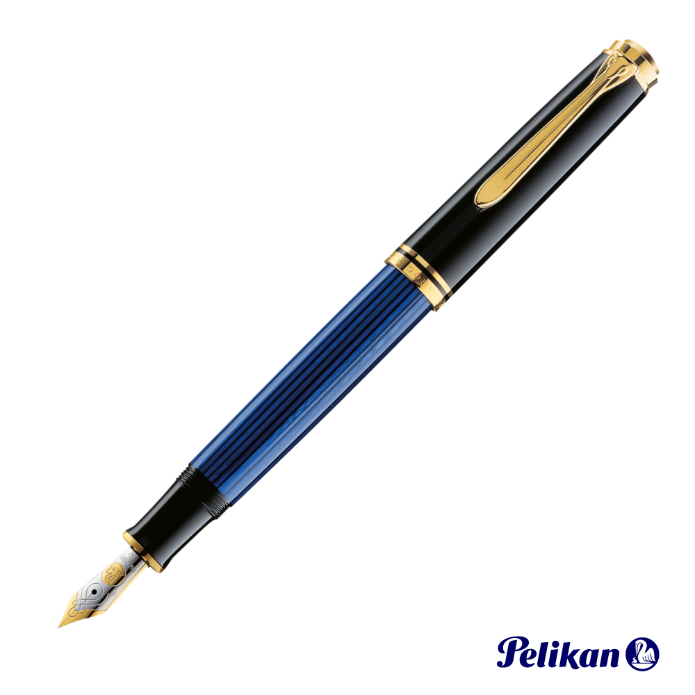 Pelikan 百利金 Souveran帝王 M600 藍桿金夾 鋼筆