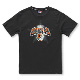 MLB-巴爾的摩金鶯隊五角星迷彩LOGO植絨印花T恤-深灰(男) product thumbnail 1