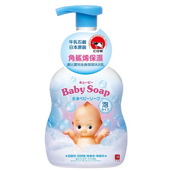 日本牛乳石鹼-裘比嬰兒沐浴乳400ML(總代理)