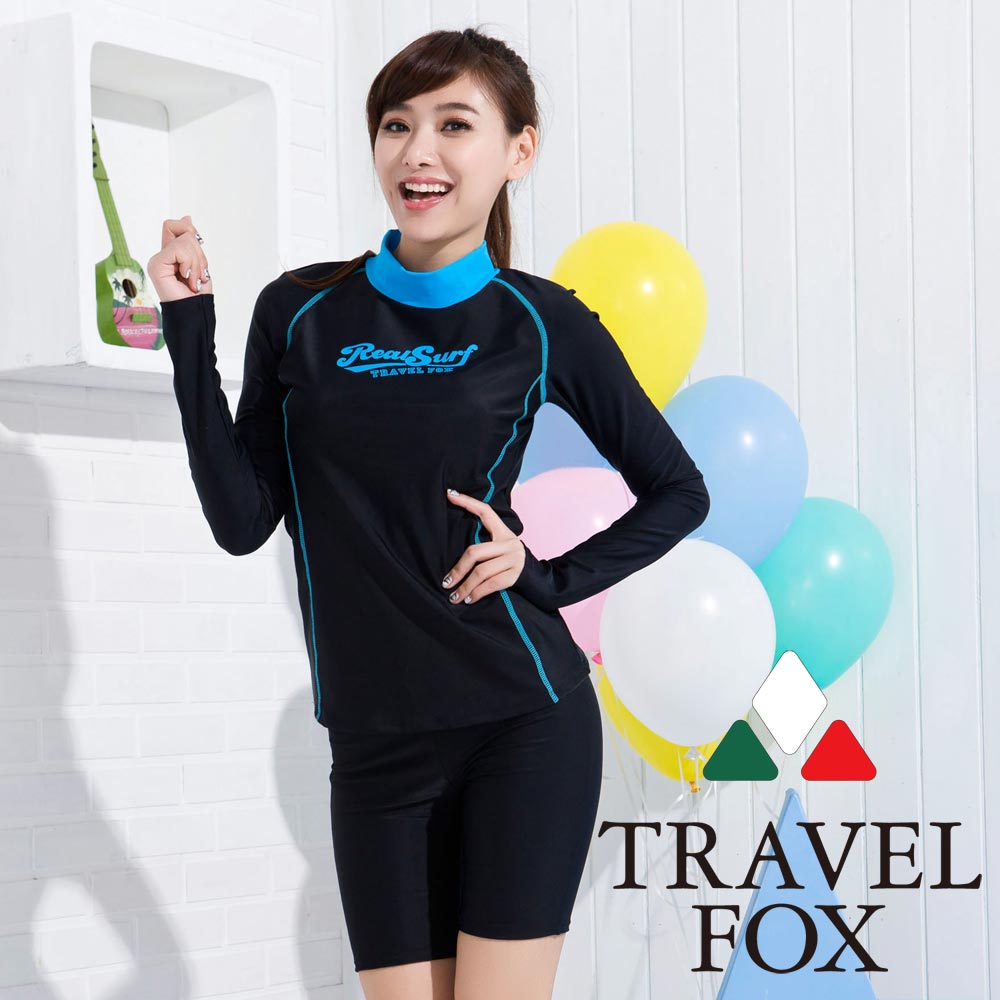 夏之戀TRAVEL FOX 衝浪裝兩件式泳衣