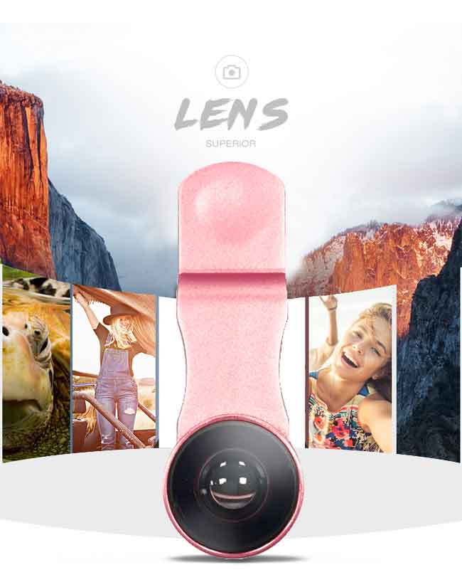 【PICKOGEN】0.63X廣角 15X微距 二合一自拍通用手機鏡頭