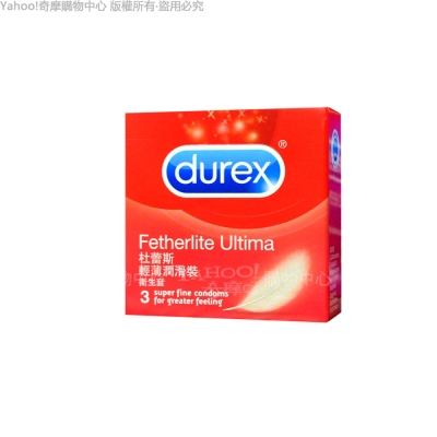 DUREX杜蕾斯 輕薄潤滑裝型 保險套 3入